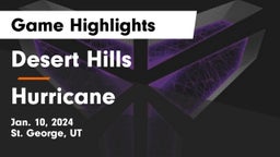 Desert Hills  vs Hurricane  Game Highlights - Jan. 10, 2024