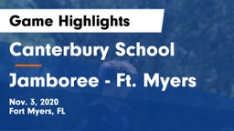 Canterbury School vs Jamboree - Ft. Myers Game Highlights - Nov. 3, 2020