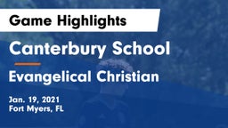 Canterbury School vs Evangelical Christian  Game Highlights - Jan. 19, 2021