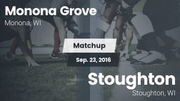 Matchup: Monona Grove High vs. Stoughton  2016