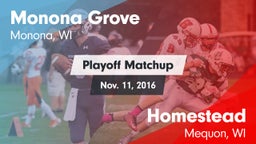 Matchup: Monona Grove High vs. Homestead  2016