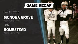 Recap: Monona Grove  vs. Homestead  2016