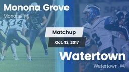 Matchup: Monona Grove High vs. Watertown  2017