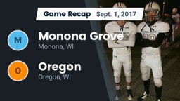 Recap: Monona Grove  vs. Oregon  2017