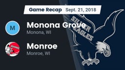 Recap: Monona Grove  vs. Monroe  2018
