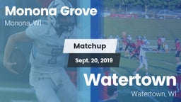 Matchup: Monona Grove High vs. Watertown  2019