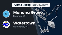 Recap: Monona Grove  vs. Watertown  2019
