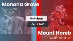 Matchup: Monona Grove High vs. Mount Horeb  2020