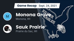 Recap: Monona Grove  vs. Sauk Prairie  2021