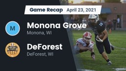 Recap: Monona Grove  vs. DeForest  2021