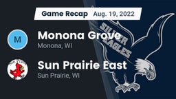 Recap: Monona Grove  vs. Sun Prairie East  2022