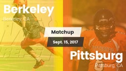 Matchup: Berkeley  vs. Pittsburg  2017