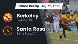 Recap: Berkeley  vs. Santa Rosa  2017