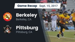 Recap: Berkeley  vs. Pittsburg  2017