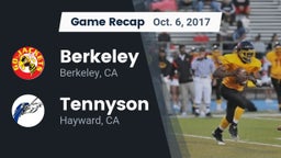 Recap: Berkeley  vs. Tennyson  2017