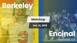 Matchup: Berkeley  vs. Encinal  2018