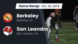 Recap: Berkeley  vs. San Leandro  2018