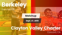 Matchup: Berkeley  vs. Clayton Valley Charter  2019