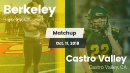 Matchup: Berkeley  vs. Castro Valley  2019
