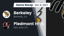 Recap: Berkeley  vs. Piedmont Hills  2021