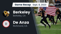 Recap: Berkeley  vs. De Anza  2023