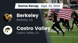 Recap: Berkeley  vs. Castro Valley  2023