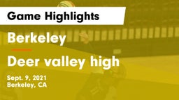 Berkeley  vs Deer valley high Game Highlights - Sept. 9, 2021