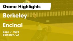 Berkeley  vs Encinal Game Highlights - Sept. 7, 2021