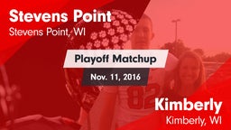 Matchup: Stevens Point High vs. Kimberly  2016