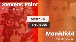 Matchup: Stevens Point High vs. Marshfield  2017