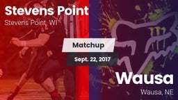Matchup: Stevens Point High vs. Wausa  2017