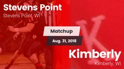 Matchup: Stevens Point High vs. Kimberly  2018