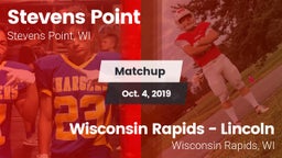 Matchup: Stevens Point High vs. Wisconsin Rapids - Lincoln  2019