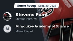 Recap: Stevens Point  vs. Milwaukee Academy of Science  2022