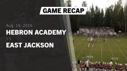 Recap: Hebron Academy  vs. East Jackson  2016