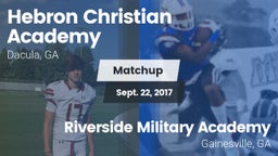 Matchup: Hebron Academy High vs. Riverside Military Academy  2017