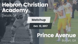 Matchup: Hebron Academy High vs. Prince Avenue  2017