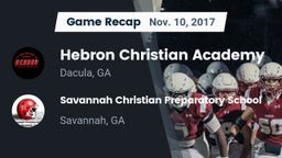 Recap: Hebron Christian Academy  vs. Savannah Christian Preparatory School 2017