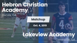 Matchup: Hebron Academy High vs. Lakeview Academy  2019