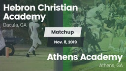Matchup: Hebron Academy High vs. Athens Academy 2019