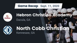 Recap: Hebron Christian Academy  vs. North Cobb Christian  2020