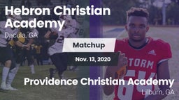 Matchup: Hebron Academy High vs. Providence Christian Academy  2020