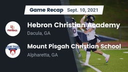 Recap: Hebron Christian Academy  vs. Mount Pisgah Christian School 2021