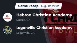 Recap: Hebron Christian Academy  vs. Loganville Christian Academy  2022
