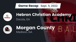 Recap: Hebron Christian Academy  vs. Morgan County  2022