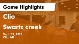 Clio  vs Swartz creek Game Highlights - Sept. 21, 2020