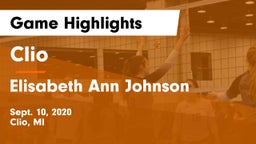 Clio  vs Elisabeth Ann Johnson  Game Highlights - Sept. 10, 2020