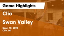 Clio  vs Swan Valley  Game Highlights - Sept. 10, 2020
