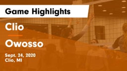 Clio  vs Owosso  Game Highlights - Sept. 24, 2020