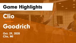 Clio  vs Goodrich  Game Highlights - Oct. 29, 2020